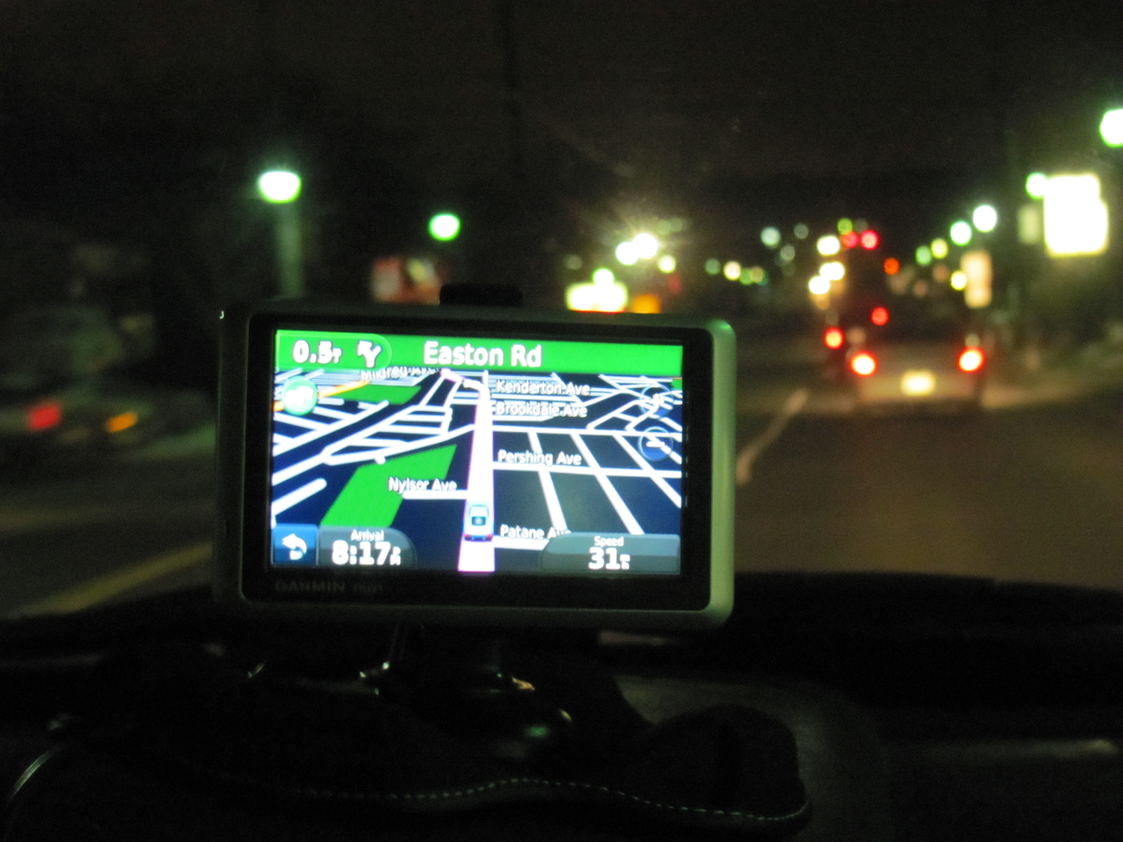 GPS Екран нічний режим