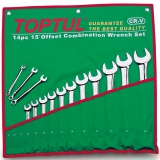 TOPTUL GAAA1215 - Набір ріжково накидних ключів